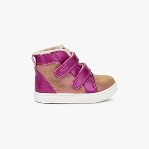 Ugg Rennon II Shimmer Kids Sneakers Brown/Pink (8134JUMKT)